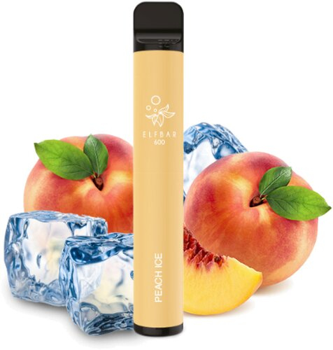 Elf Bar 600 Peach-Ice Aroma Einweg E-Zigarette 20mg Nikotin