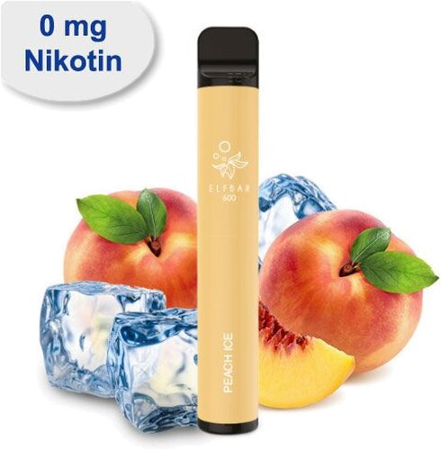 Elf Bar 600 Peach Ice Einweg E-Zigarette ohne Nikotin Elf Bar 600 Peach Ice Einweg E-Zigarette ohne Nikotin