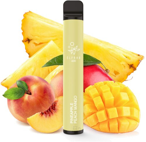 Elf Bar 600 Pineapple-Peach-Mango Aroma Einweg E-Zigarette 20mg Nikotin