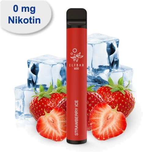 Elf Bar 600 Strawberry Ice Einweg E-Zigarette ohne Nikotin Elf Bar 600 Strawberry Ice Einweg E-Zigarette ohne Nikotin