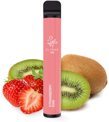Elf Bar 600 Strawberry-Kiwi Aroma Einweg E-Zigarette 20mg Nikotin Elf Bar 600 Strawberry-Kiwi Aroma Einweg E-Zigarette 20mg Nikotin