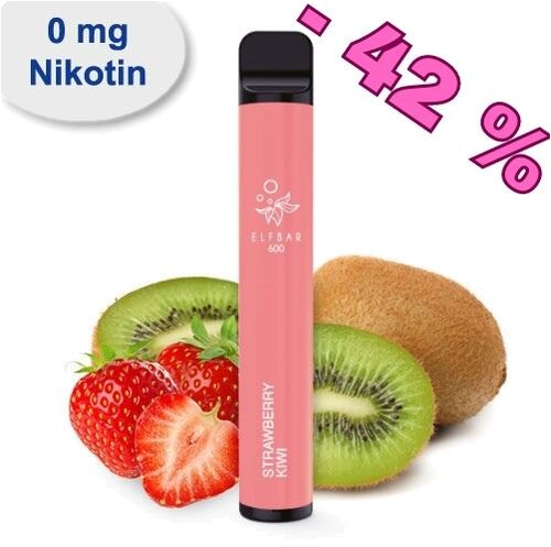 Elf Bar 600 Strawberry Kiwi Einweg E-Zigarette ohne Nikotin Elf Bar 600 Strawberry Kiwi Einweg E-Zigarette ohne Nikotin