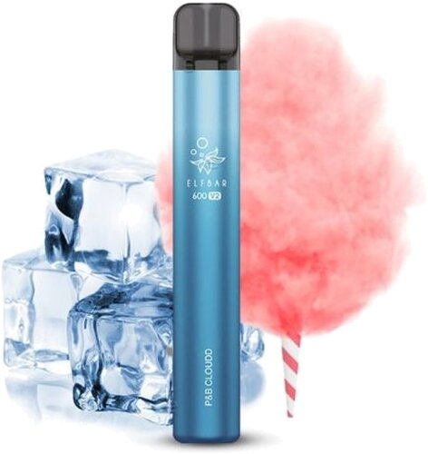Elf Bar 600 V2 P&B Cloudd (Cotton Candy Ice) Einweg E-Zigarette 20mg