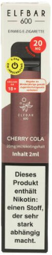 Elf Bar Cherry Cola Einweg E-Zigarette 20mg