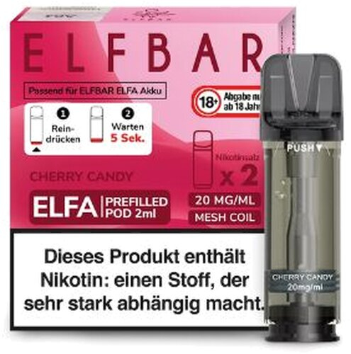 Elf Bar ELFA Cherry Candy Prefilled Pod 2x2ml 20mg
