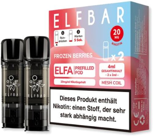 Elf Bar ELFA Frozen Berries Prefilled Pod 2x2ml 20mg