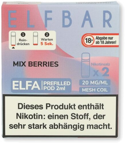 Elf Bar ELFA Mix Berries Prefilled Pod 2x2ml 20mg
