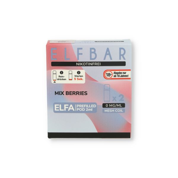 Elf Bar ELFA Mix Berries Prefilled Pod 2x2ml Nikotinfrei