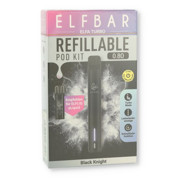 Elf Bar ELFA Turbo Akku-Träger Black Knight