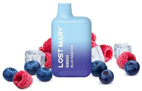 Elf Bar Lost Mary BM600 Blue Razz Ice Einweg E-Zigarette 20mg