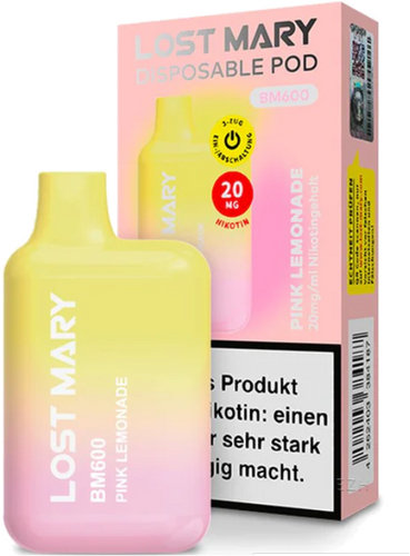 Elf Bar Lost Mary BM600 Pink Lemonade Einweg E-Zigarette 20mg
