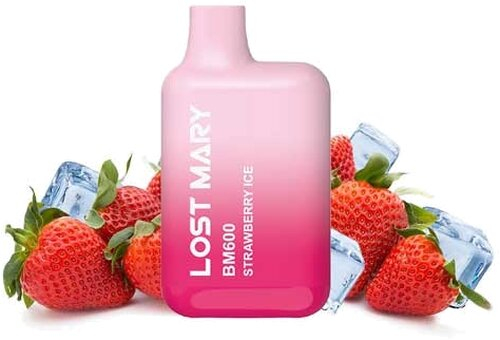 Elf Bar Lost Mary BM600 Strawberry Ice Einweg E-Zigarette 20mg Elf Bar Lost Mary BM600 Strawberry Ice Einweg E-Zigarette 20mg