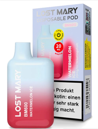 Elf Bar Lost Mary BM600 Watermelon Ice Einweg E-Zigarette 20mg