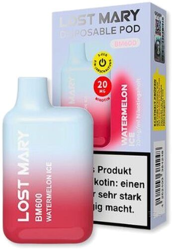 Elf Bar Lost Mary BM600 Watermelon Ice Einweg E-Zigarette 20mg