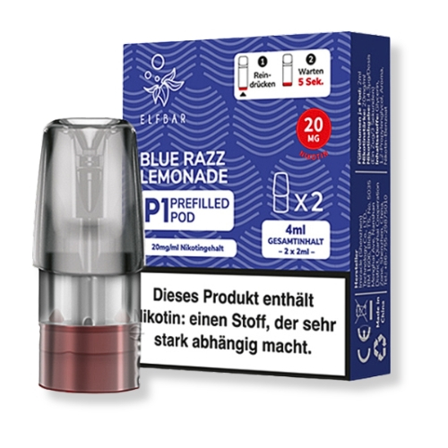 Elf Bar Mate 500 P1 Blue Razz Lemonade Prefilled Pod 2x2ml 20mg Elf Bar Mate 500 P1 Blue Razz Lemonade Prefilled Pod 2x2ml 20mg
