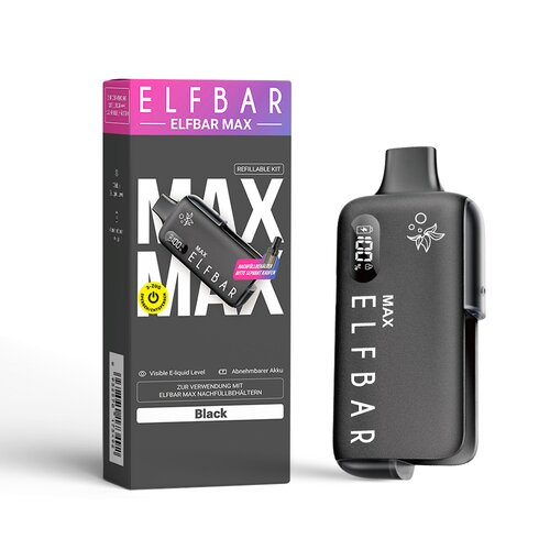 ELF Bar Max Basisgerät Black