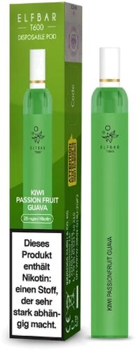 Elf Bar T600 E-Zigarette mit Filter Kiwi-Passionfruit-Guava 20mg