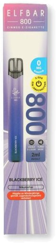 Elfbar 800 Blackberry Ice Einweg E-Zigarette 0mg