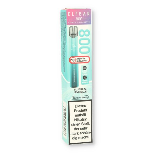 Elfbar 800 Blue Razz Lemonade Einweg E-Zigarette 20mg