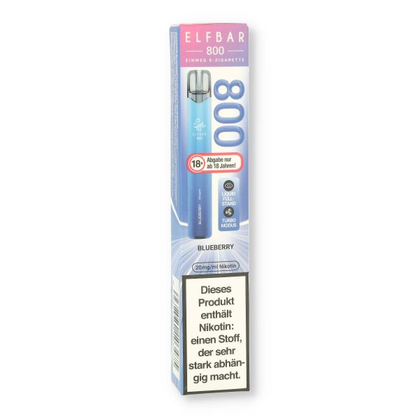 Elfbar 800 Blueberry Einweg E-Zigarette 20mg
