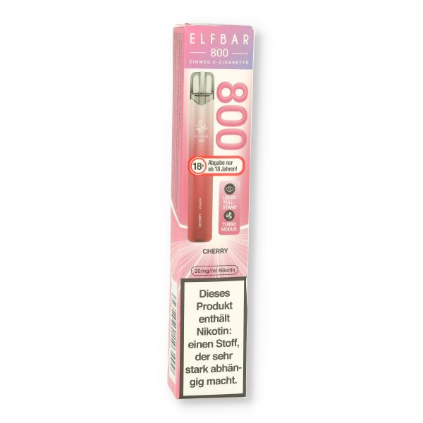 Elfbar 800 Cherry Einweg E-Zigarette 20mg