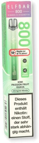 Elfbar 800 Kiwi Passionfruit Guave Einweg E-Zigarette 20mg