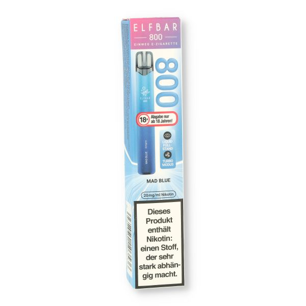 Elfbar 800 Mad Blue Einweg E-Zigarette 20mg