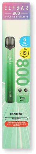 Elfbar 800 Menthol Einweg E-Zigarette 0mg