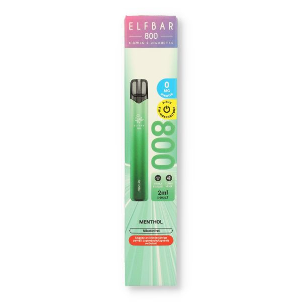 Elfbar 800 Menthol Einweg E-Zigarette 0mg