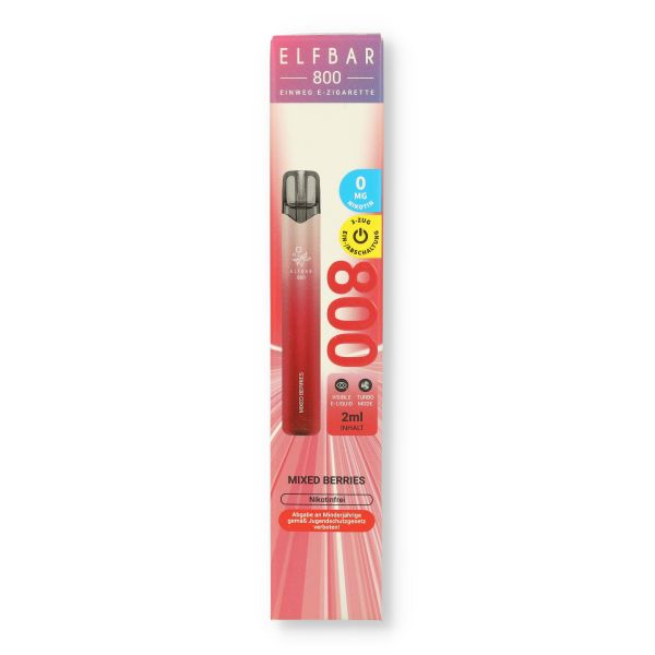 Elfbar 800 Mixed Berries Einweg E-Zigarette 0mg
