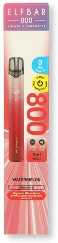 Elfbar 800 Watermelon Einweg E-Zigarette 0mg