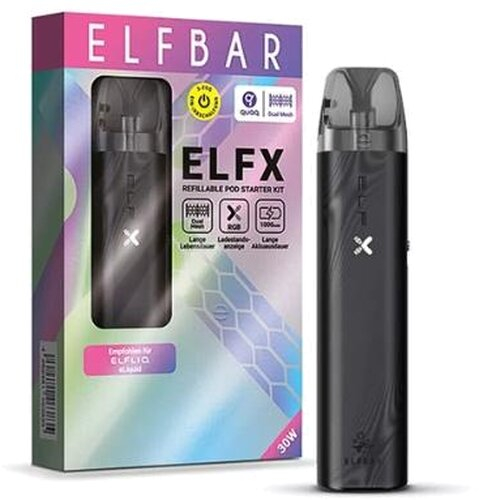 Elfbar ELFX Kit E-Zigarette Black