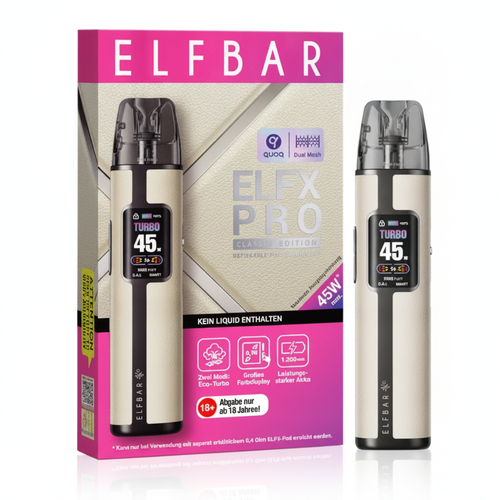 Elfbar ELFX Pro Classic Edition Pod Kit White