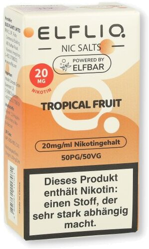 Elfliq by Elf bar Nic Salt Liquid Tropical Fruit 20mg