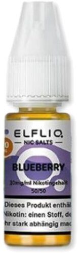 Elfliq by Elfbar Blueberry 10mg Nic Salt Liquid
