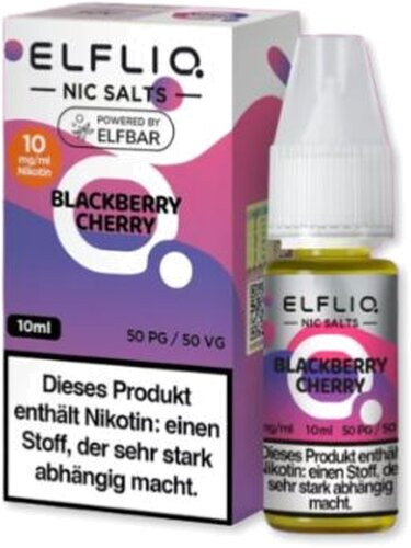 Elfliq by Elfbar Nikotinsalz Liquid Blackberry Cherry 10mg