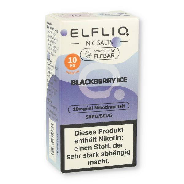 Elfliq by Elfbar Nikotinsalz Liquid Blackberry Ice 10mg