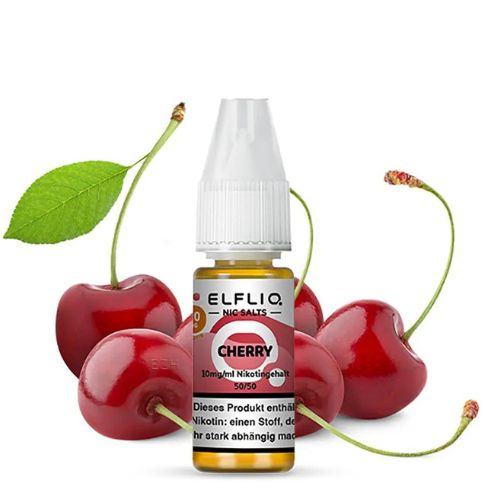 Elfliq by Elfbar Nikotinsalz Liquid Cherry 10mg Elfliq by Elfbar Nikotinsalz Liquid Cherry 10mg