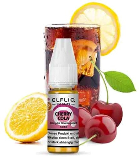 Elfliq by Elfbar Cherry Cola 10mg Nikotinsalz Liquid