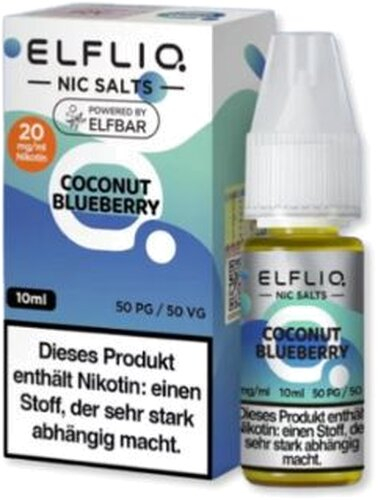 Elfliq by Elfbar Nikotinsalz Liquid Coconut Blueberry 20mg