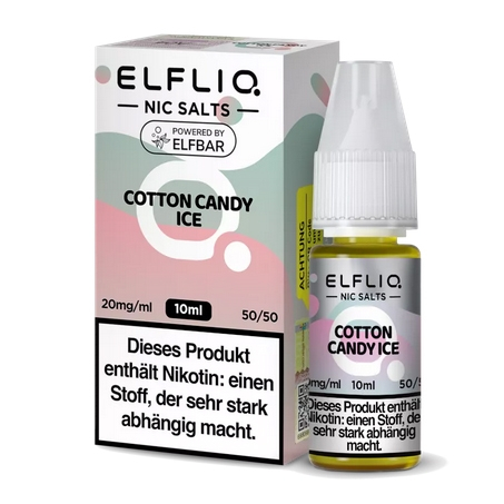Elfliq by Elfbar Nikotinsalz Liquid Cotton Candy 20mg