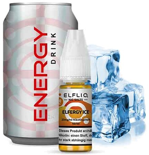 Elfliq by Elfbar Nic Salt Liquid Elfstorm Ice (Elfergy Ice) 10mg
