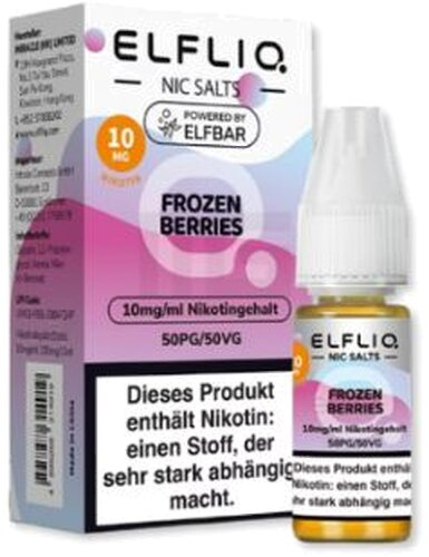 Elfliq by Elfbar Nikotinsalz Liquid Frozen Berries 10mg