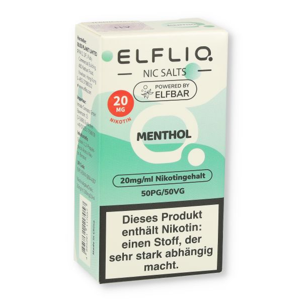 Elfliq by Elfbar Nikotinsalz Liquid Menthol 20mg