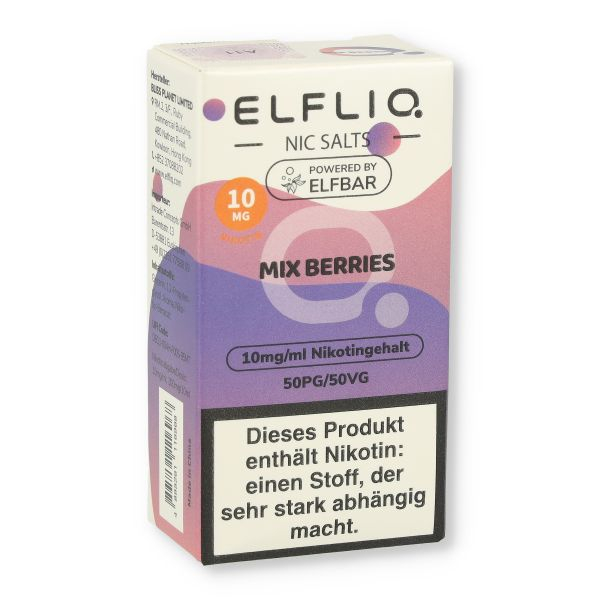 Elfliq by Elfbar Nikotinsalz Liquid Mix Berries 10mg