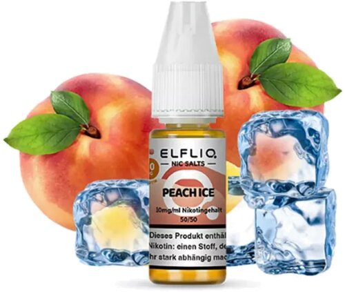 Elfliq by Elfbar Nikotinsalz Liquid Peach Ice 10mg