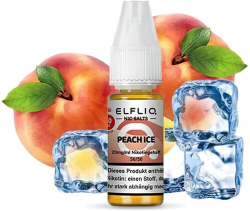Elfliq by Elfbar Nikotinsalz Liquid Peach Ice 20mg
