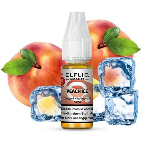 Elfliq by Elfbar Nikotinsalz Liquid Peach Ice 20mg Elfliq by Elfbar Nikotinsalz Liquid Peach Ice 20mg