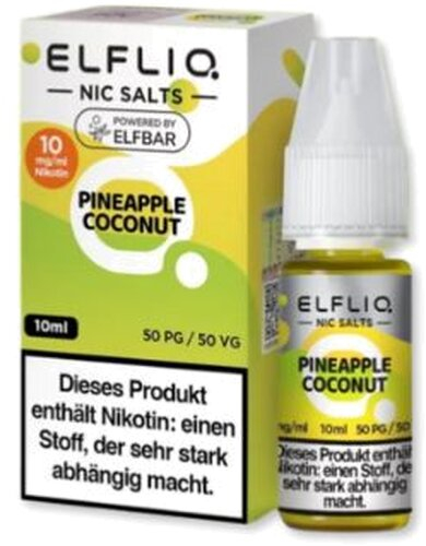 Elfliq by Elfbar Nikotinsalz Liquid Pineapple Coconut 10mg