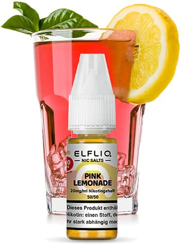Elfliq by Elfbar Nikotinsalz Liquid Pink Lemonade 20mg Elfliq by Elfbar Nikotinsalz Liquid Pink Lemonade 20mg